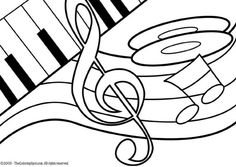 Music Staff Coloring Pages at GetColorings.com | Free printable ...