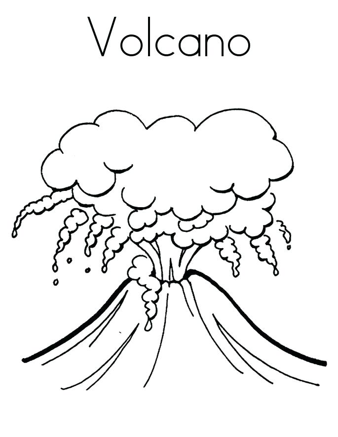 685x886 Rocks And Minerals Coloring Pages Volcano Coloring Page 8 Rocks