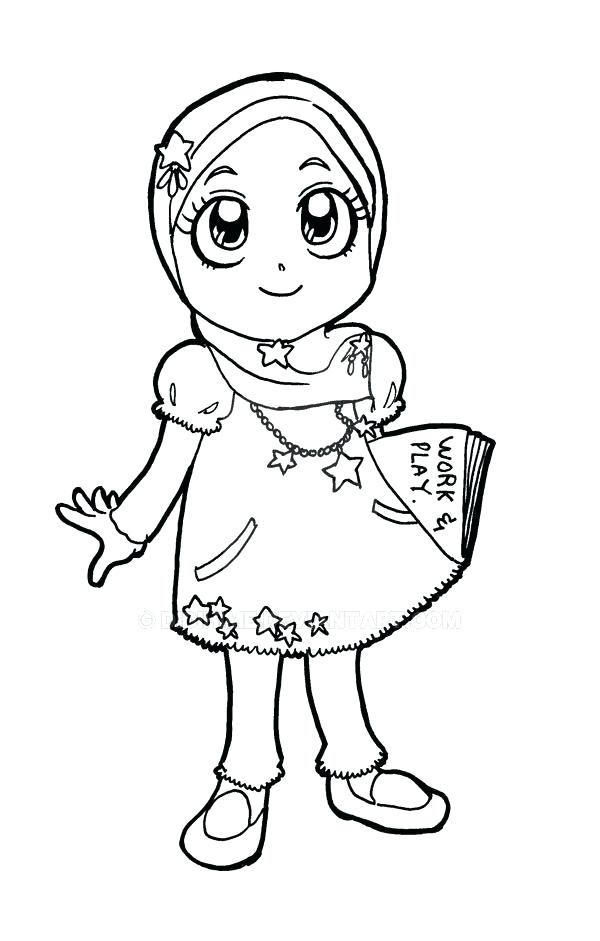 600x941 Ana Muslim Coloring Pages Coloring Pages Coloring Pages Download