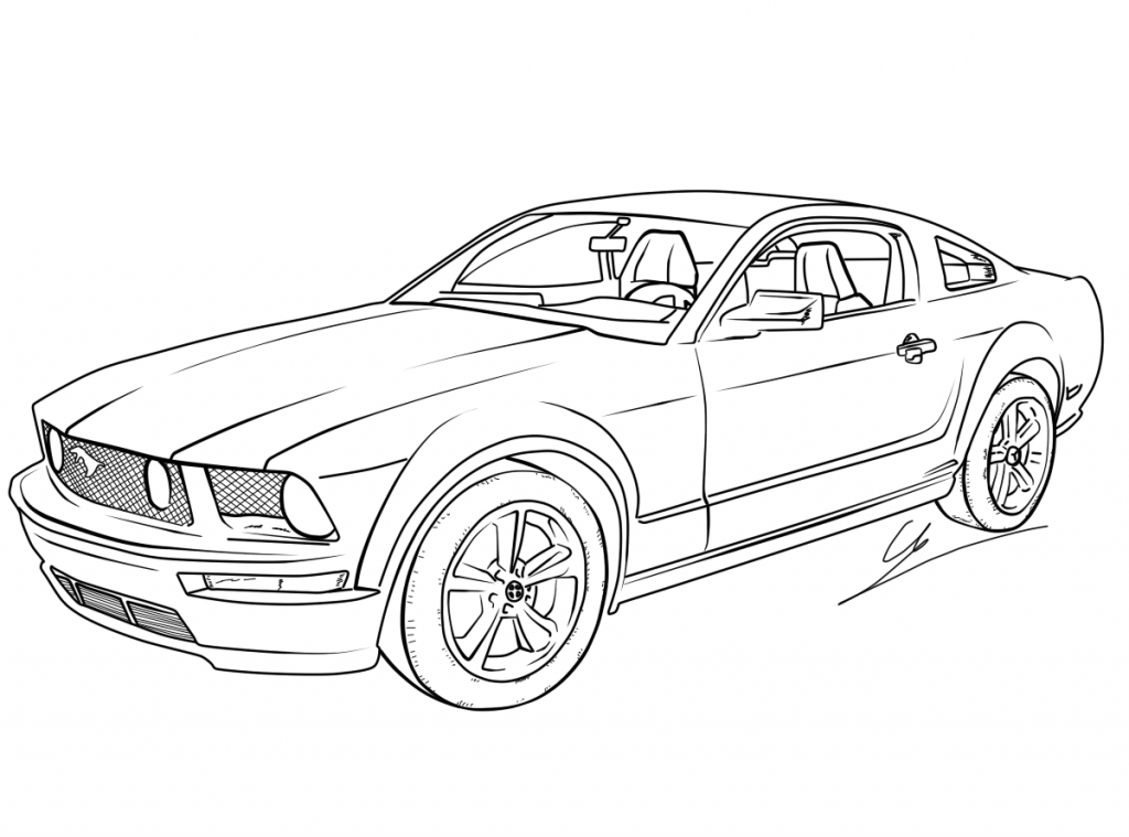 Free Printable Mustang Coloring Pages For Kids Dibujo 1024x759 Free Printable Mustang Coloring Pages For Kids Dibujo