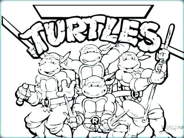640x479 Turtle Coloring Pages Printable