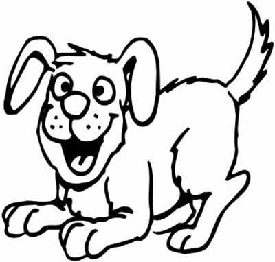 400x382 Magical Dog Coloring Pages Of Poochies, Bowwows, Flea Bags, Mutt