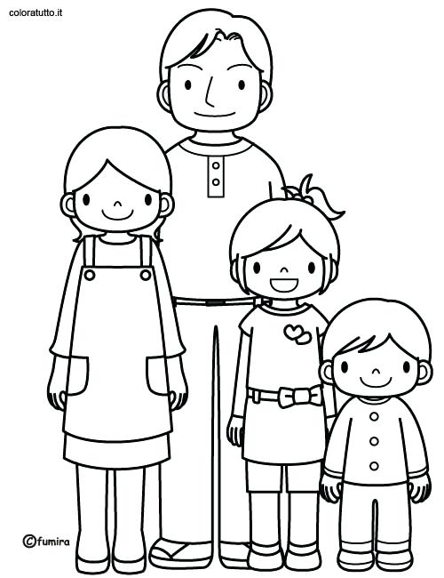 My Family Coloring Page at GetColorings.com | Free printable colorings ...