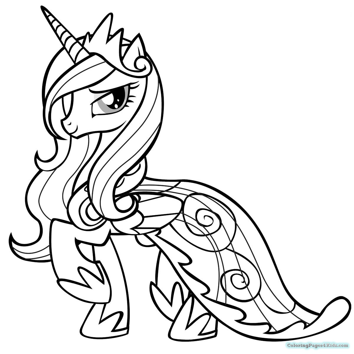 My Little Pony Coloring Pages Princess Cadence And Shining Armor 1200x1201 My Little Pony Coloring Pages Princess Cadence And Shining Armor