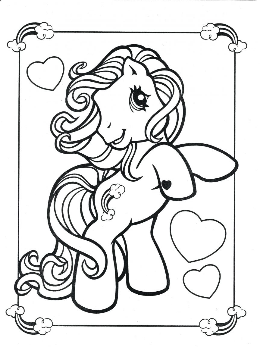 863x1185 My Little Pony Coloring Pages Free And Pdf