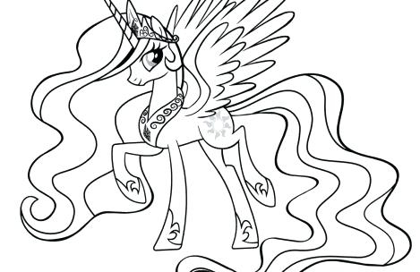 My Little Pony Coloring My Little Pony Princess Celestia Coloring 469x304 My Little Pony Coloring My Little Pony Princess Celestia Coloring