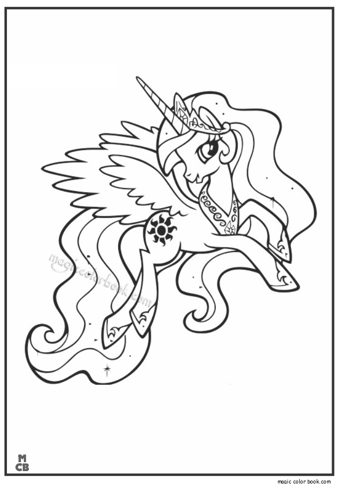 Printable My Little Pony Friendship Is Magic Princess Celestia 685x975 Printable My Little Pony Friendship Is Magic Princess Celestia