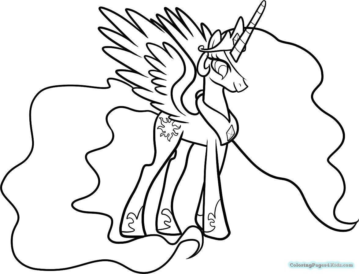 My Little Pony Coloring Pages Princess Celestia And Luna 1174x896 My Little Pony Coloring Pages Princess Celestia And Luna