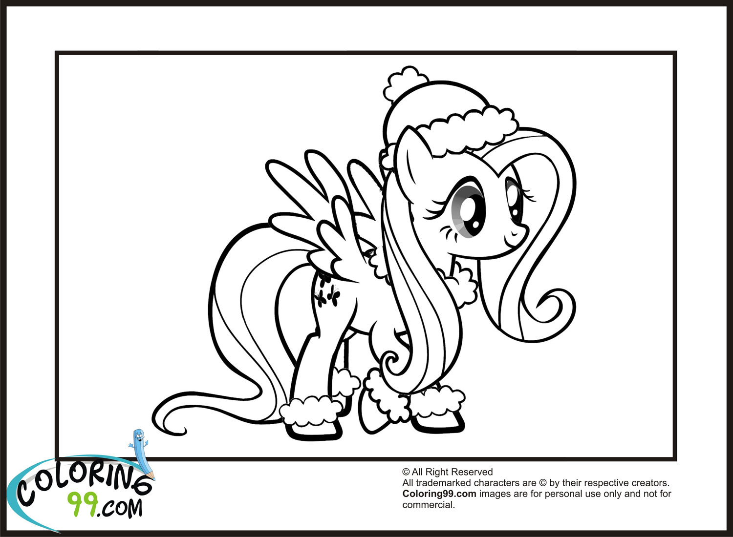 1500x1100 My Little Pony Baby Fluttershy Coloring Pages
