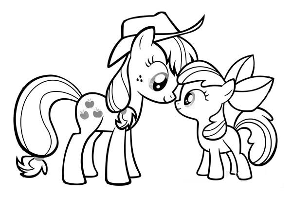 My Little Pony Applejack Coloring Pages 600x440 My Little Pony Applejack Coloring Pages