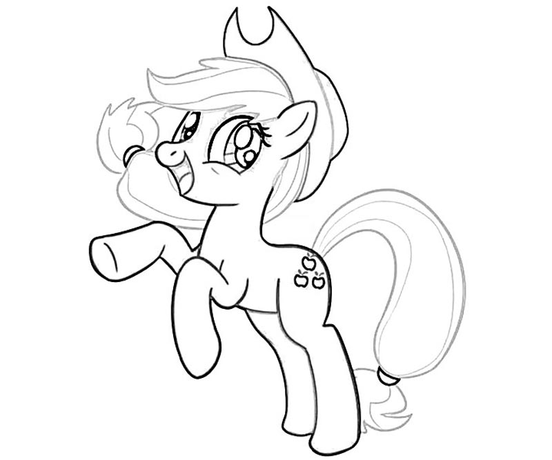 My Little Pony Applejack Coloring Pages 800x667 My Little Pony Applejack Coloring Pages