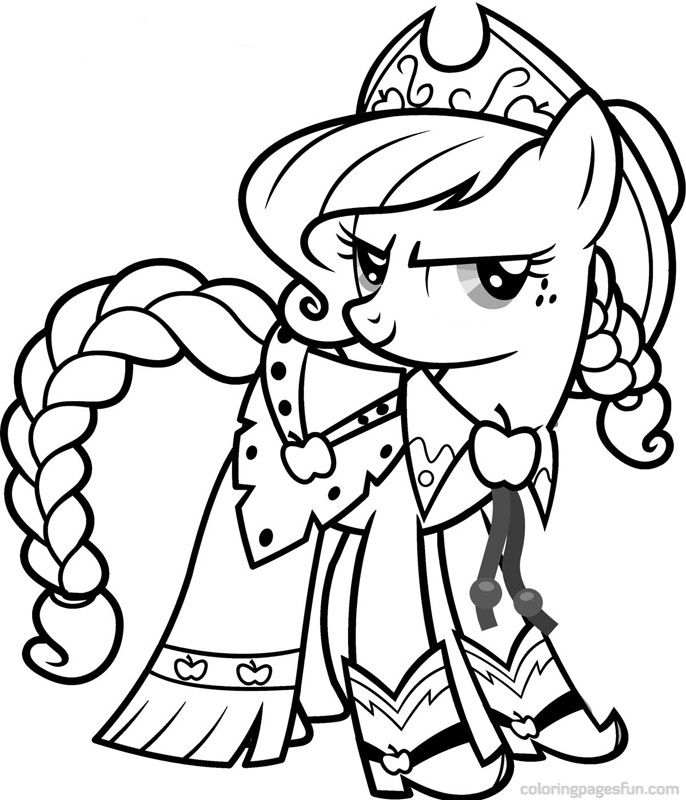 Applejack Coloring Pages For The Kids! Craft 686x800 Applejack Coloring Pages For The Kids! Craft