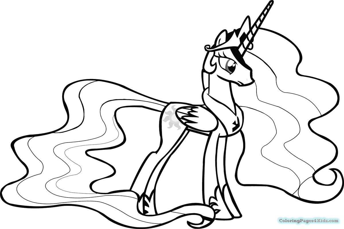 1200x800 My Little Pony Coloring Pages Princess Celestia And Princess Luna