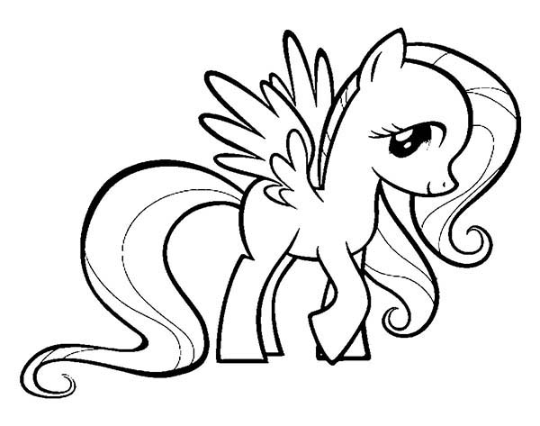 My Little Pony Fluttershy Coloring Pages 600x473 My Little Pony Fluttershy Coloring Pages
