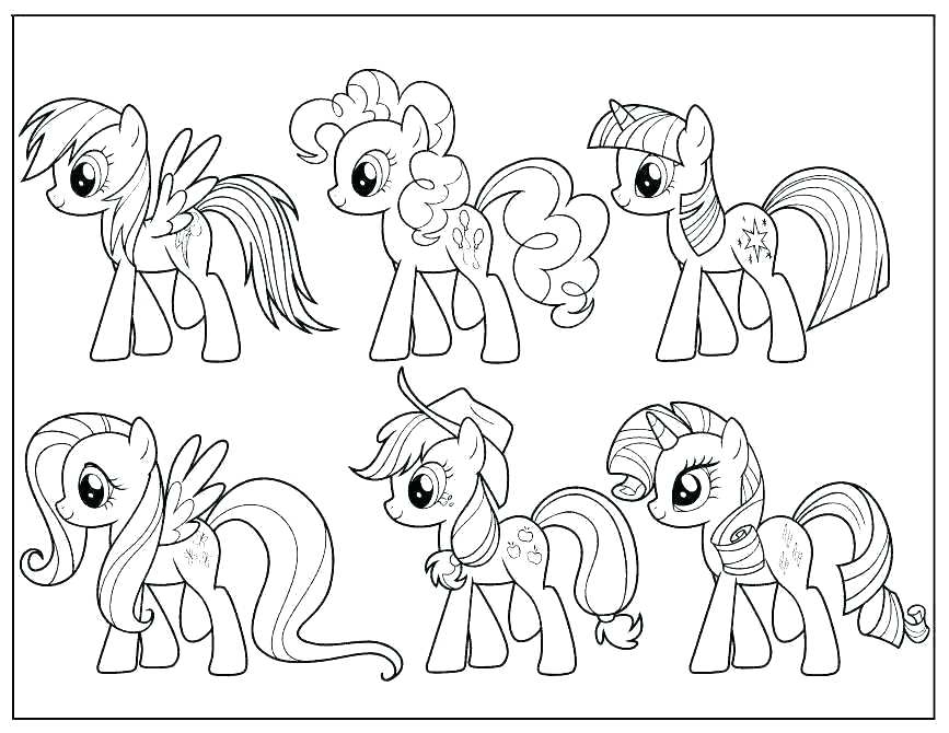 My Little Pony Coloring Pages Games at GetColorings.com | Free ...