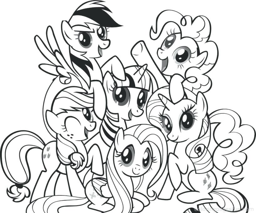 Pony Coloring Pages My Little Pony Coloring Pages Coloring Pages 816x680 Pony Coloring Pages My Little Pony Coloring Pages Coloring Pages
