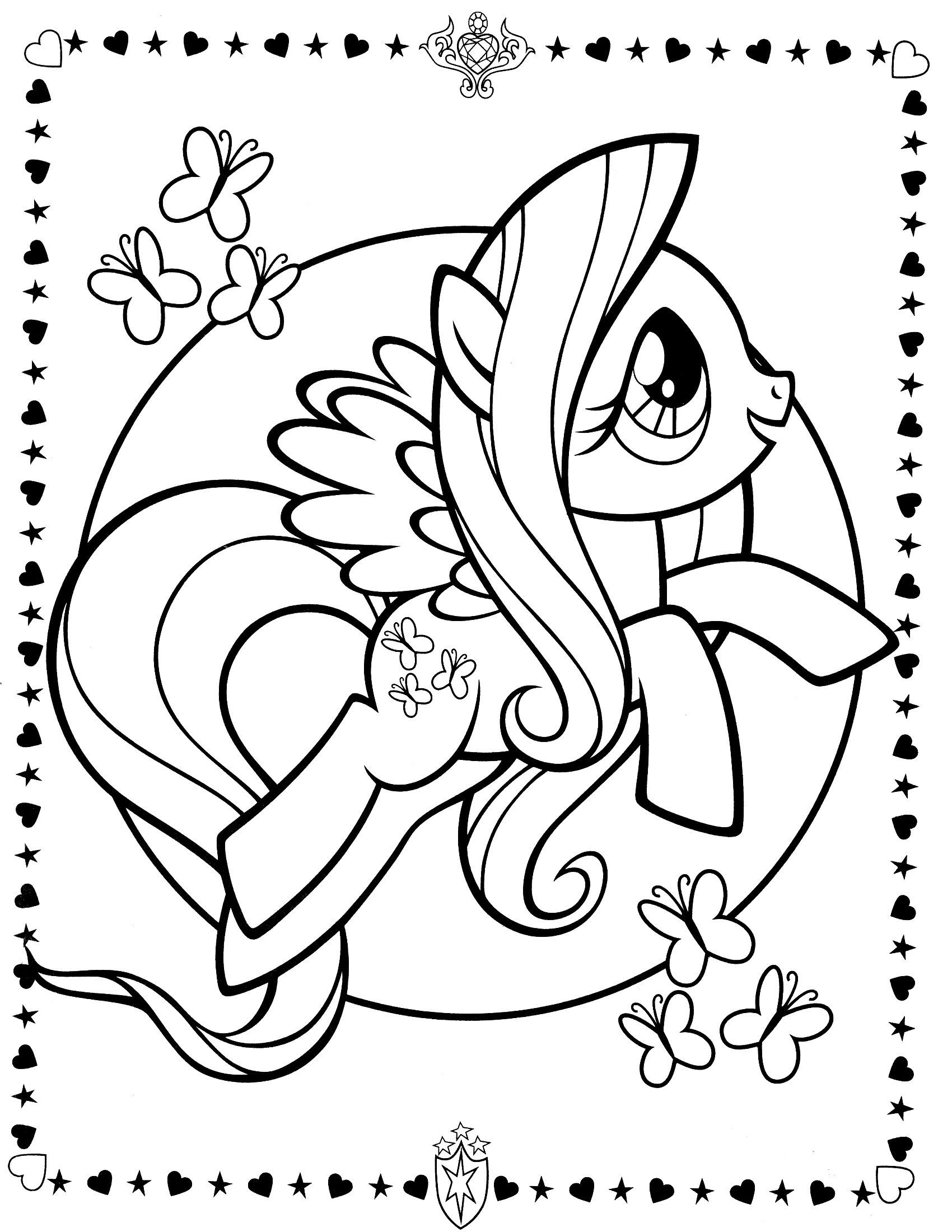 1700x2200 My Little Pony Coloring Pages Pdf Fresh My Little Pony Colouring