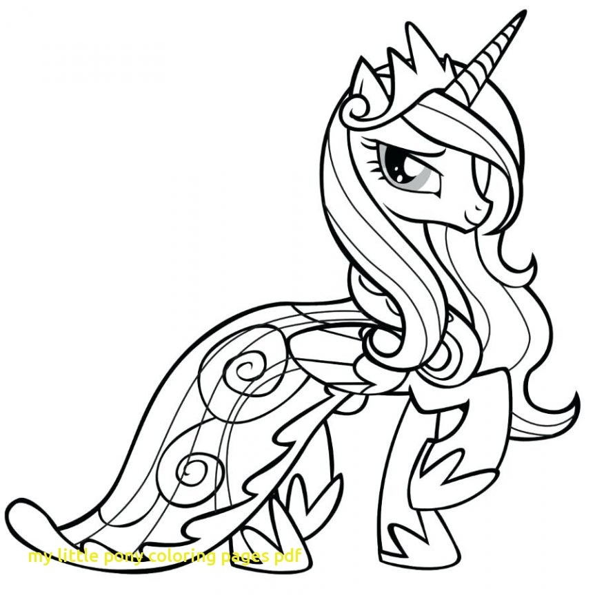 863x864 My Little Pony Coloring Pages Pdf Inspirational Free Coloring