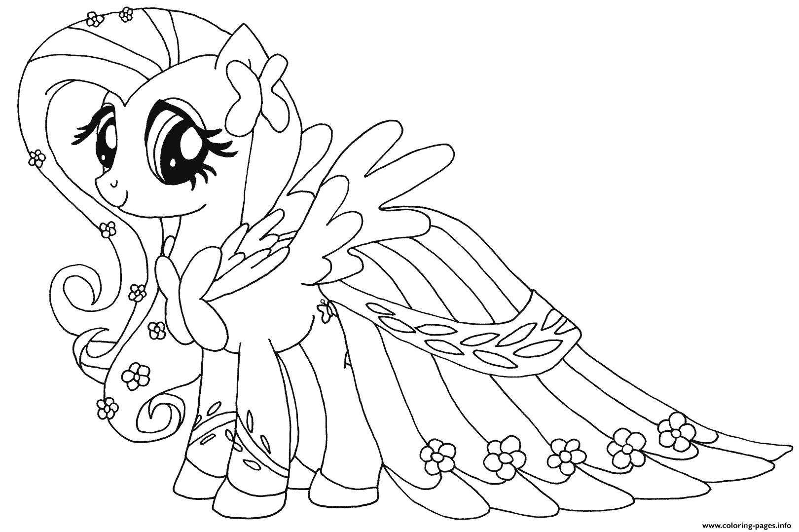 1620x1078 Print Fluttershy My Little Pony Coloring Pages My Little Pony
