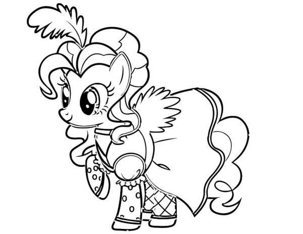 My Little Pony Coloring Pages Pinkie Pie My Little Pony Boyama 600x463 My Little Pony Coloring Pages Pinkie Pie My Little Pony Boyama