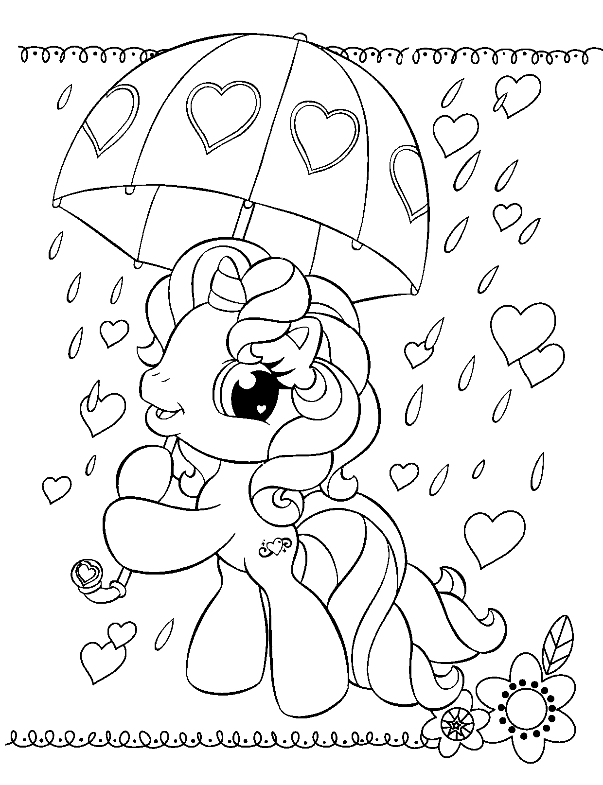 My Little Pony Coloring Pages Prinable Pages Printable 1240x1615 My Little Pony Coloring Pages Prinable Pages Printable