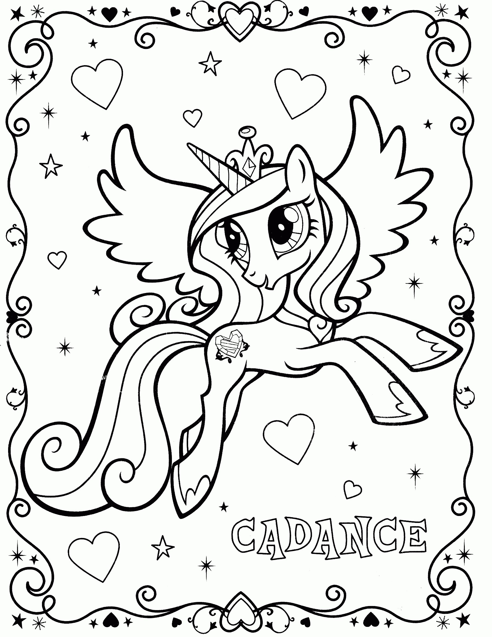 1700x2200 My Little Pony Coloring Pages Princess Celestia Best Of My Little