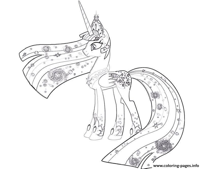 800x667 My Little Pony Princess Celestia Coloring Pages Printable My