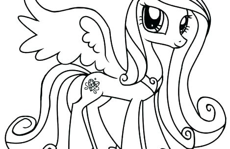 469x304 My Little Pony Princess Coloring Pages My Little Pony Princess
