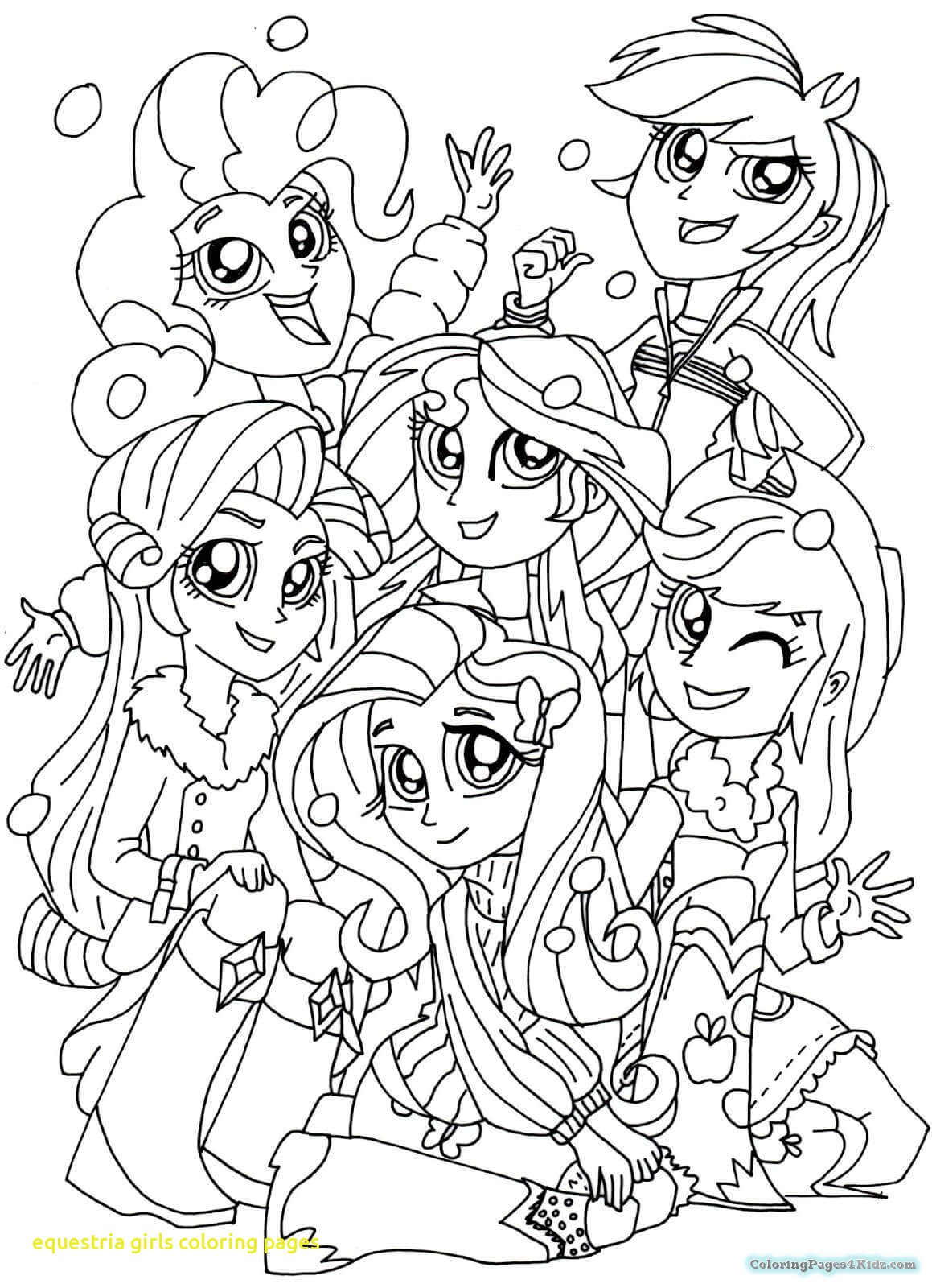 1159x1600 Equestria Girls Coloring Pages With My Little Pony Equestria Girls