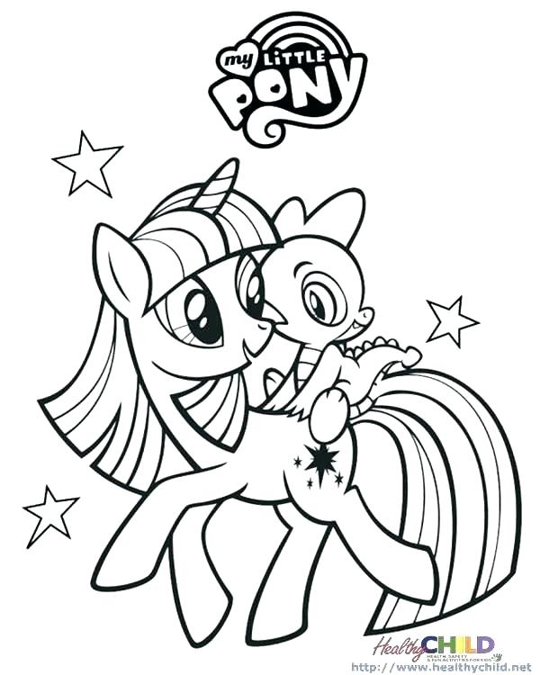 My Little Pony Coloring Pages Twilight Sparkle And Friends at ...