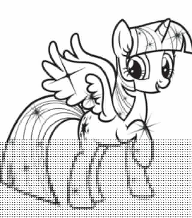 My Little Pony Coloring Twilight Sparkle And Friends My Little 640x725 My Little Pony Coloring Twilight Sparkle And Friends My Little
