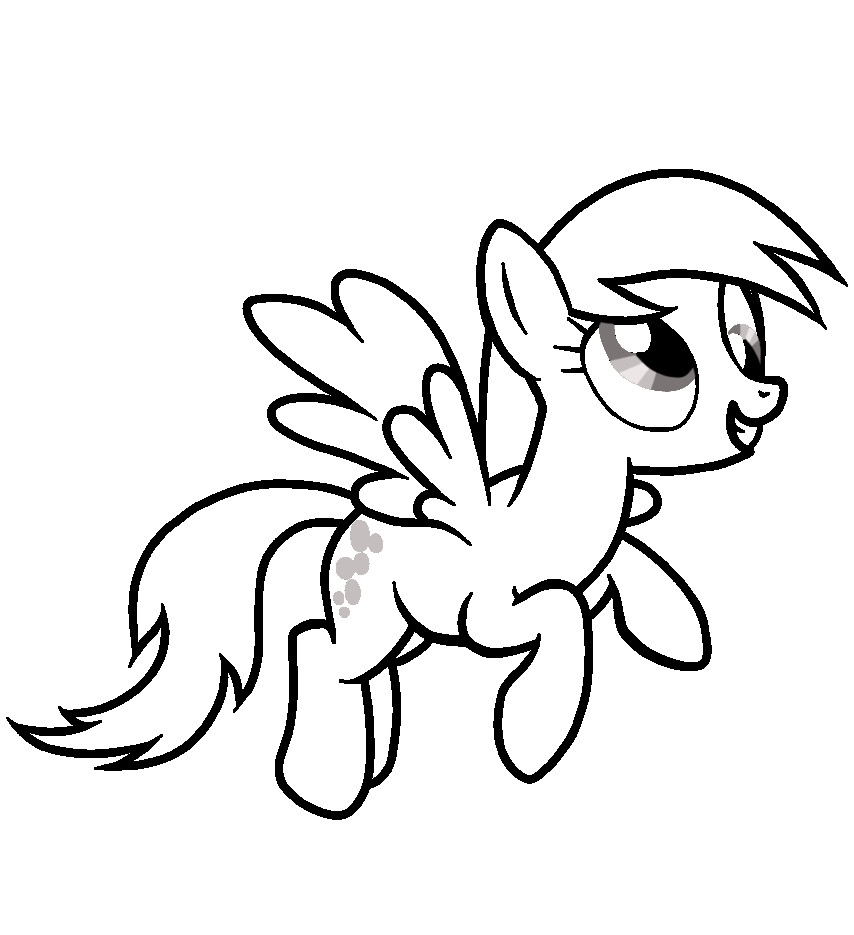 854x935 My Little Pony Coloring Pages Derpy 40 Printable