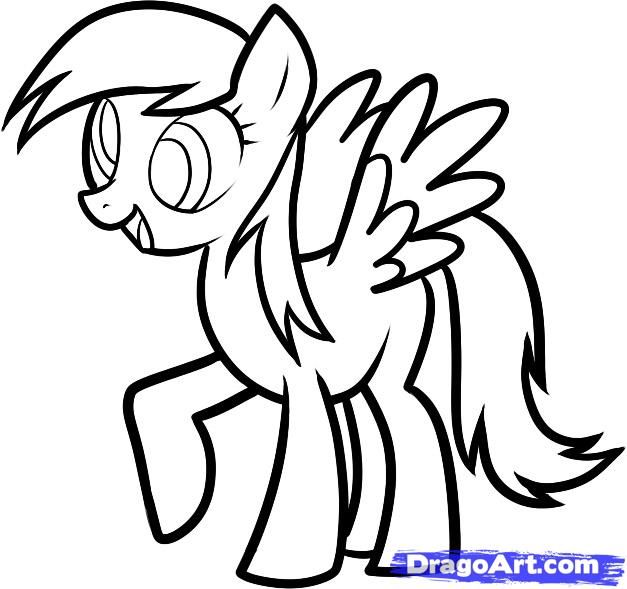 627x589 My Little Pony Friendship Is Magic Coloring Page Coloring Pages