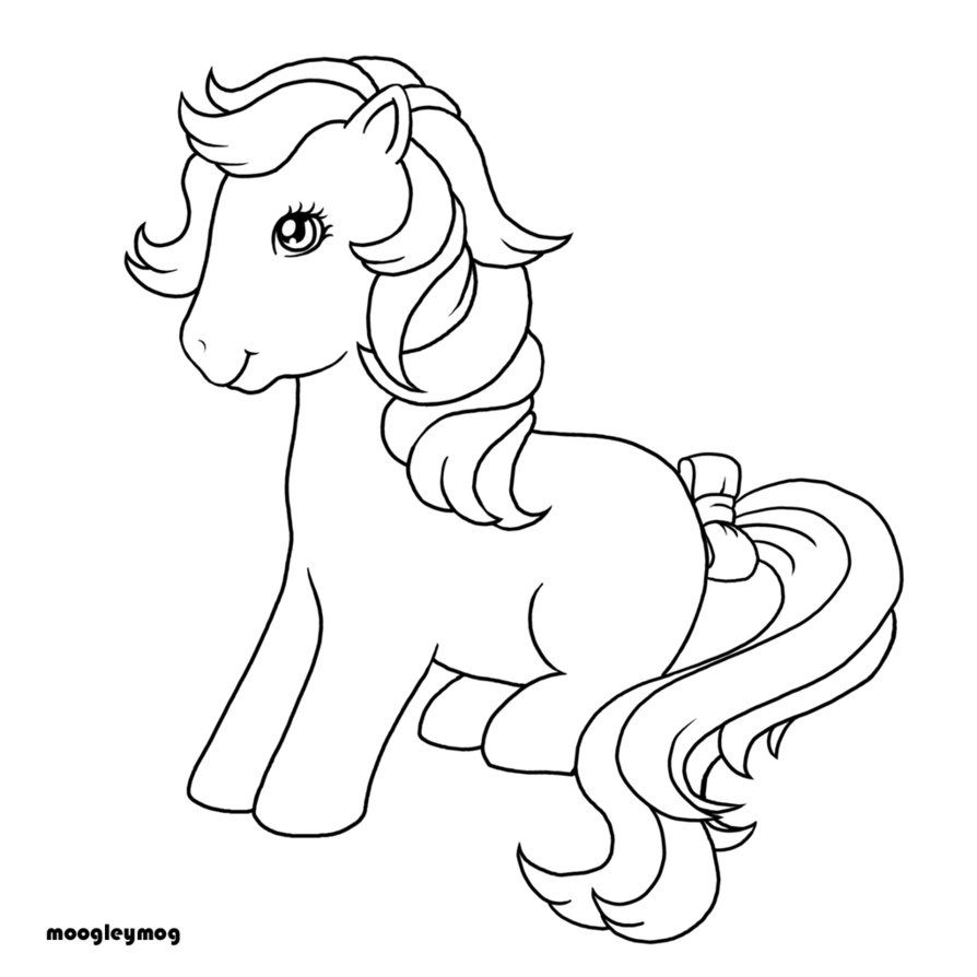 894x894 My Little Pony G1 Coloring Pages Bubbles Pony Derpy Adopt