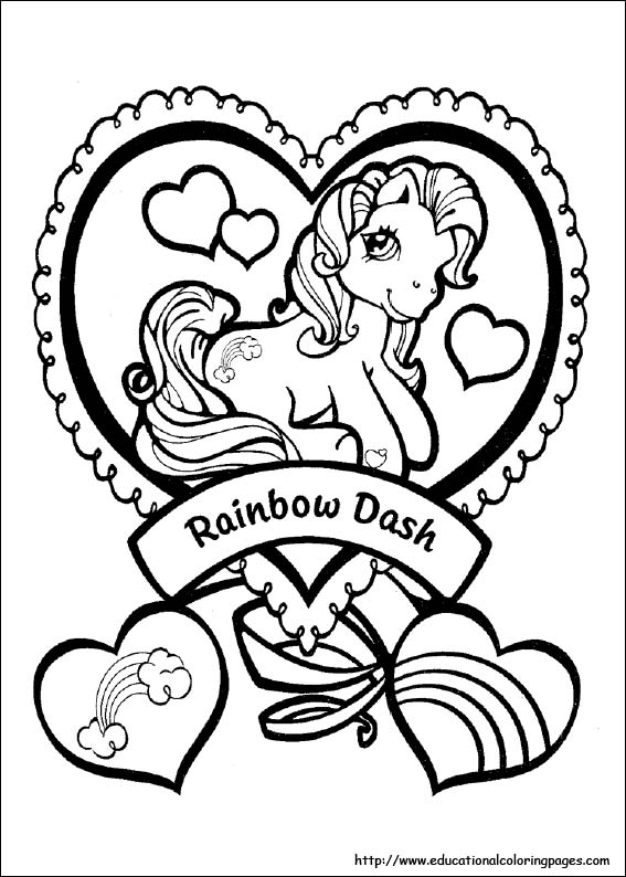 My Little Pony Coloring Pages Free For Kids 567x794 My Little Pony Coloring Pages Free For Kids