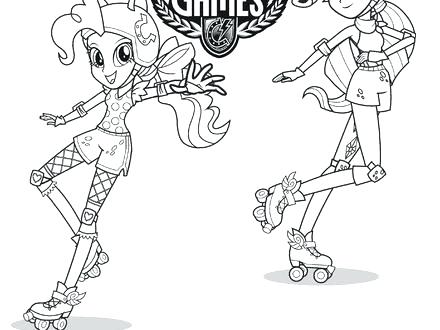 440x330 My Little Pony Equestria Girls Coloring Pages Free Pony Coloring