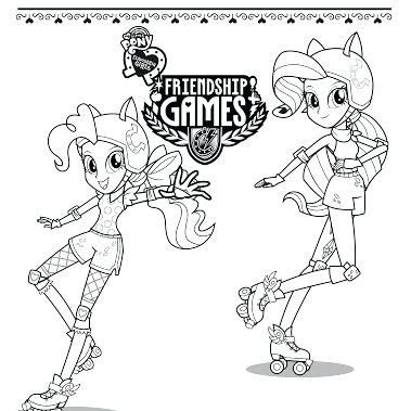 379x379 My Little Pony Girl Coloring Pages Games Printable Cute Coloring