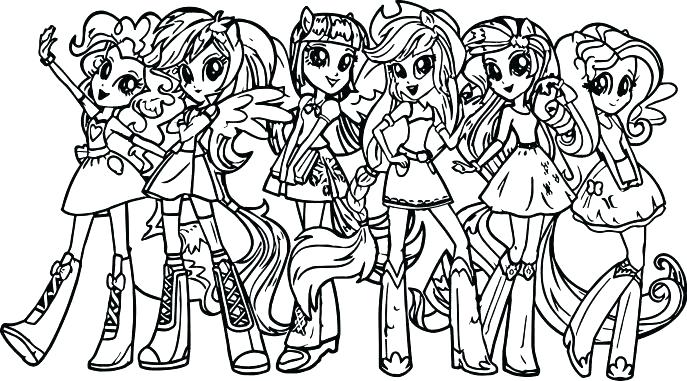 My Little Pony Equestria Girls Rainbow Rocks Coloring Pages 687x381 My Little Pony Equestria Girls Rainbow Rocks Coloring Pages