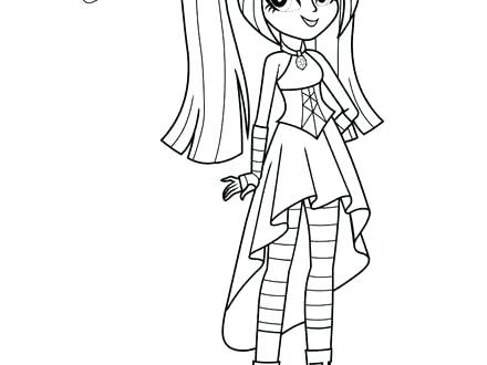 440x330 Coloriage My Little Pony Equestria Girl
