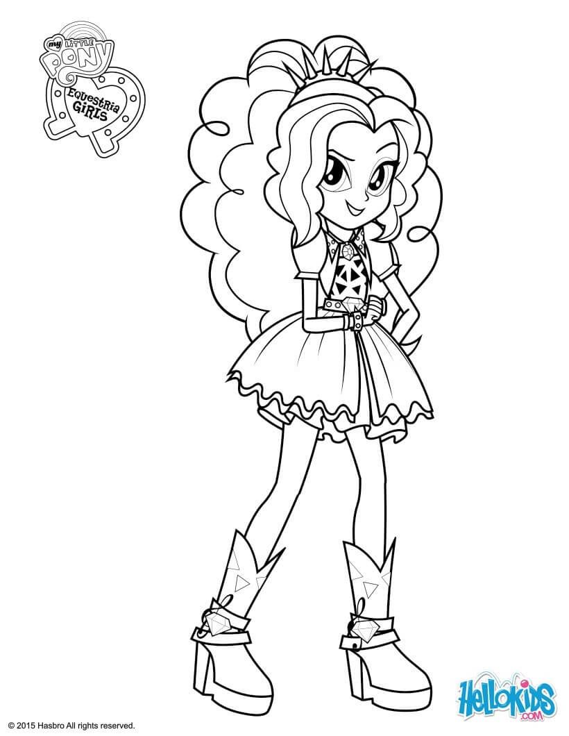 820x1060 Little Pony Equestria Girls Coloring Pages