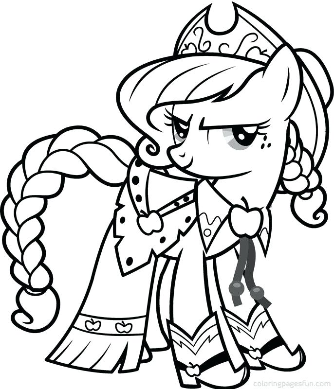 686x800 My Little Pony Halloween Coloring Pages Applejack My Little Pony
