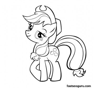 358x338 Print My Little Pony Coloring Pages Printable My Little Pony