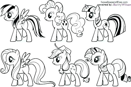 520x346 Coloring Pages Of My Little Pony Friendship Is Magic Coloring