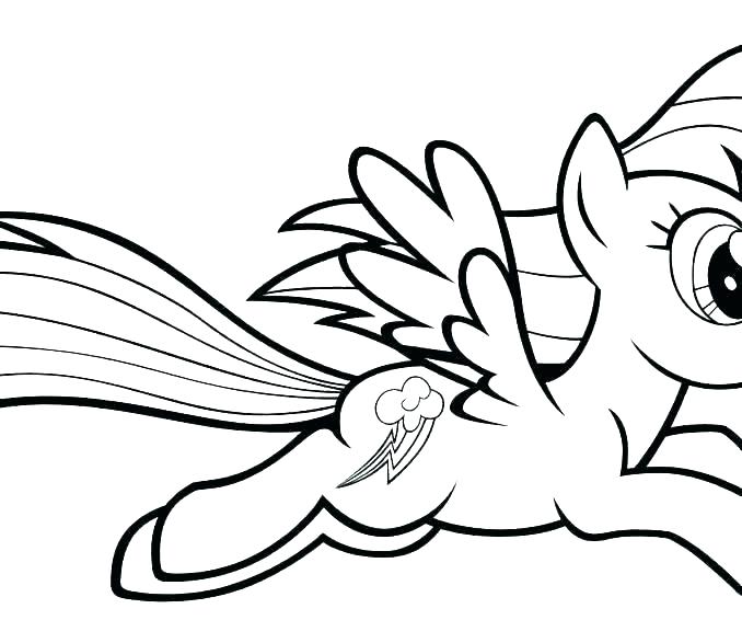 678x587 My Little Pony Coloring Pages Rainbow Dash My Little Pony