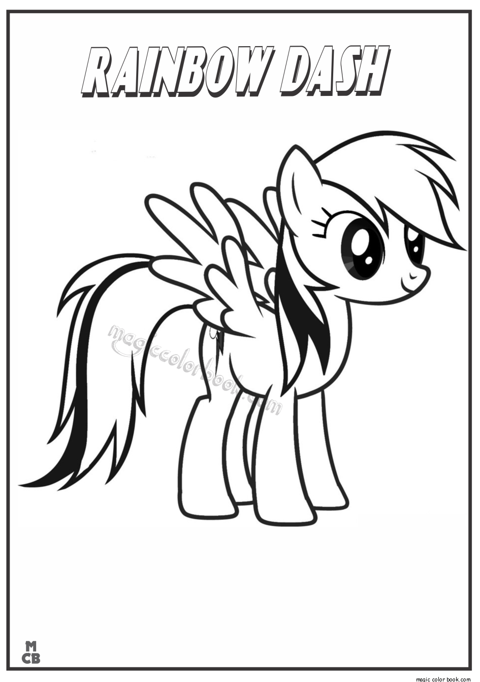 945x1344 My Little Pony Coloring Pages Rainbow Dash