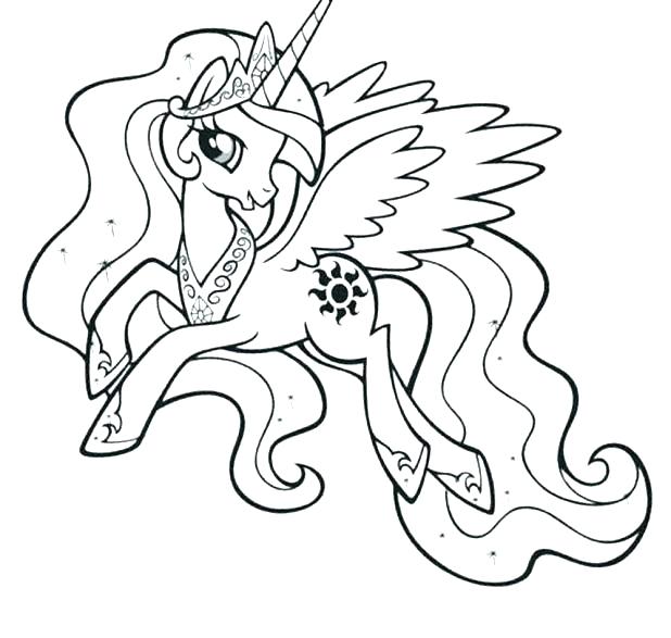 618x587 My Little Pony Colouring Pages To Print Fresh My Little Pony