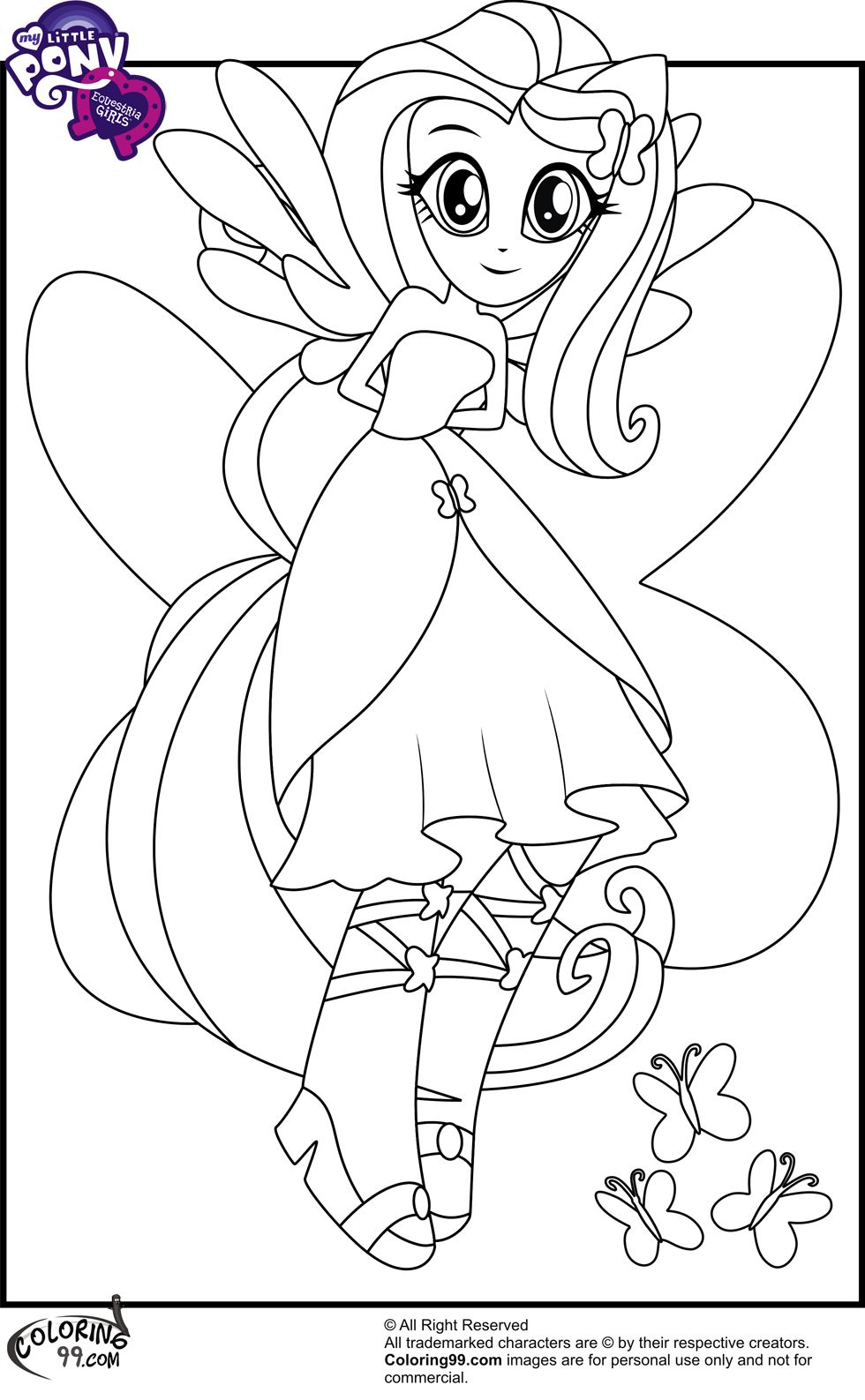 980x1587 My Little Pony Equestria Girls Coloring Pages