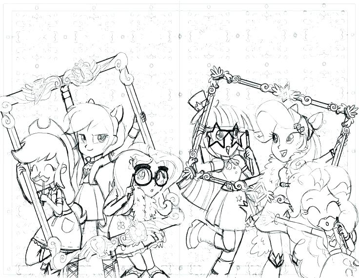 736x569 My Little Pony Equestria Girls Rainbow Rocks Coloring Pages Girls