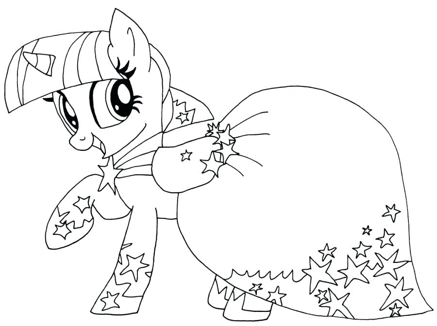 900x672 My Little Pony Girl Twilight Sparkle Coloring Pages To My Little