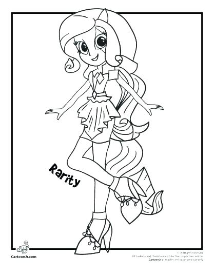 417x540 Coloring Pages Twilight Sparkle Rarity My Little Pony Coloring